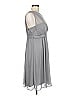 David's Bridal 100% Polyester Gray Cocktail Dress Size 8 - photo 4