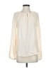 DTLM Repeat 100% Cupro Ivory Long Sleeve Blouse Size XS - photo 1