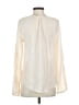 DTLM Repeat 100% Cupro Ivory Long Sleeve Blouse Size XS - photo 2