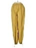 LPA 100% Cotton Solid Yellow Cargo Pants Size XS - photo 2
