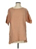 NSF 100% Cotton Tan Short Sleeve Blouse Size P (petite) - photo 1
