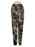 H&M 100% Viscose Animal Print Black Casual Pants Size S - photo 1