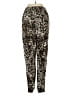 H&M 100% Viscose Animal Print Black Casual Pants Size S - photo 2