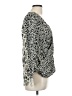 Derek Lam Animal Print Ivory Long Sleeve Silk Top Size 10 - photo 4