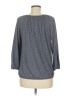 MICHAEL Michael Kors Gray Black 3/4 Sleeve Blouse Size M - photo 2