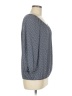 MICHAEL Michael Kors Gray Black 3/4 Sleeve Blouse Size M - photo 4
