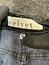 Velvet Chevron-herringbone Blue Jeans Size 27 waist - photo 7
