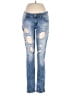 Lovesick Hearts Blue Jeans Size 9 - photo 1