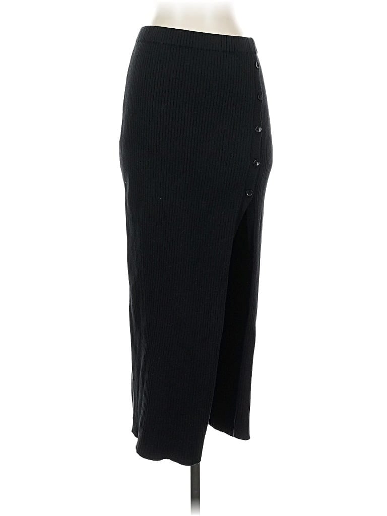 Pre-owned Open Edit Casual Skirt In Black