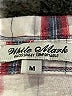 White Mark Plaid Burgundy Long Sleeve Button-Down Shirt Size M - photo 7