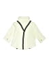 First Impressions Ivory Long Sleeve Button-Down Shirt Size 3-6 mo - photo 2
