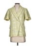 Maison d' Amelie 100% Polyester Tweed Yellow Blazer Size XS - photo 1