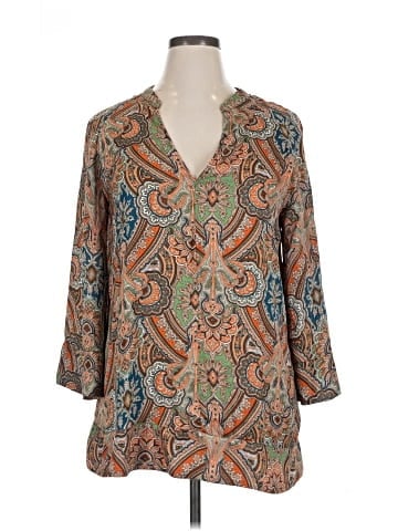 Zara Basic Long Sleeve Blouse (view 1)
