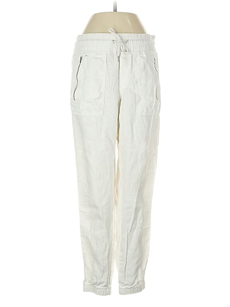 Pre-owned Athleta Linen Pants In Orange