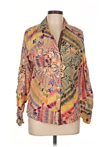 Creme Fraiche Long Sleeve Blouse (view 1)