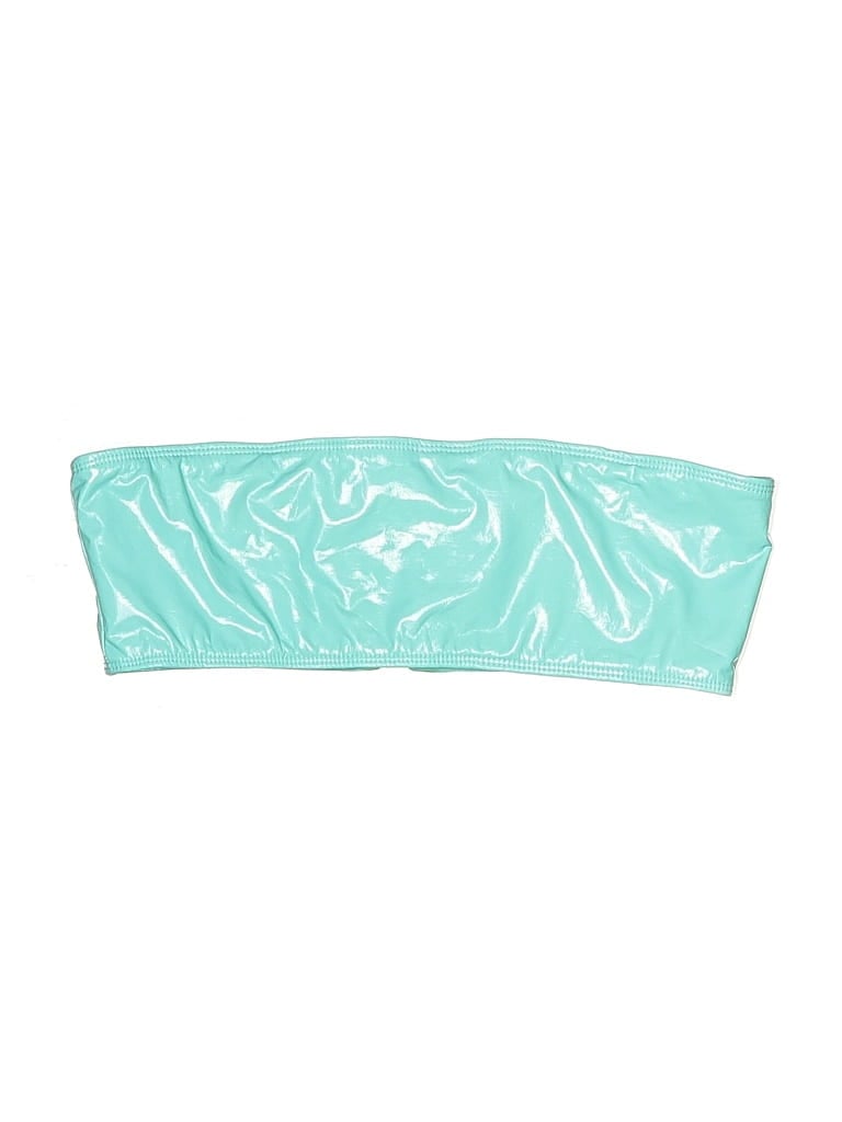 Oh Polly Swimsuit Top Teal Swimwear - Used - Size Small