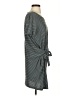 Vince. Stripes Gray Casual Dress Size S - photo 4