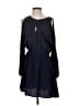 Jay Godfrey 100% Silk Solid Blue Casual Dress Size 4 - photo 1