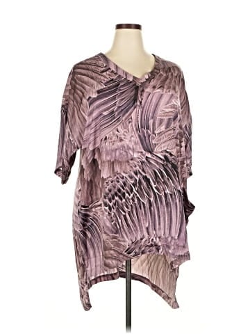 Melissa McCarthy Seven7 Short Sleeve Blouse (view 1)