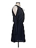 Jay Godfrey 100% Silk Solid Blue Casual Dress Size 4 - photo 4