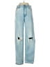 Zara Color Block Blue Jeans Size 0 - photo 1