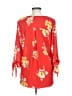 West Kei 100% Polyester Red 3/4 Sleeve Blouse Size M - photo 2