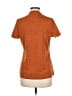 Mofiz 100% Polyester Orange Short Sleeve Henley Size M - photo 2