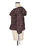 MICHAEL Michael Kors 100% Polyester Burgundy 3/4 Sleeve Blouse Size L (petite) - photo 5