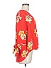 West Kei 100% Polyester Red 3/4 Sleeve Blouse Size M - photo 4