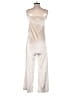 World Market Metallic Ivory Jumpsuit Size S - photo 2