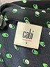 CAbi 100% Polyester Polka Dots Green 3/4 Sleeve Blouse Size S - photo 7