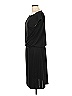 Talbots Solid Black Casual Dress Size M - photo 5