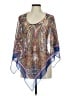 Cristina Blue 3/4 Sleeve Blouse Size M - photo 1