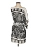 BCBGMAXAZRIA 100% Polyester Paisley Gray Cocktail Dress Size XXS - photo 1
