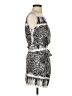 BCBGMAXAZRIA 100% Polyester Paisley Gray Cocktail Dress Size XXS - photo 4