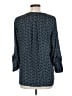 Collective Concepts 100% Polyester Blue 3/4 Sleeve Blouse Size L - photo 2