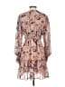 o.p.t 100% Polyester Paisley Tan Cocktail Dress Size XS - photo 2
