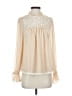 Hayden 100% Polyester Ivory Long Sleeve Blouse Size S - photo 1