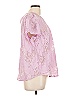 Torrid 100% Nylon Pink Short Sleeve Blouse Size Lg Plus (0) - photo 4