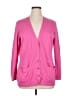 Chaps Pink Cardigan Size 1X - photo 1
