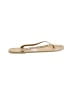 Katy Perry Gold Flip Flops Size 11 - photo 1