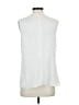 BOSS by HUGO BOSS White Sleeveless Blouse Size SmEstimated - photo 2