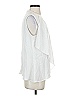 BOSS by HUGO BOSS White Sleeveless Blouse Size SmEstimated - photo 4