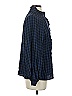 CAbi Checkered-gingham Blue Long Sleeve Button-Down Shirt Size XS - photo 4