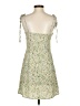 Unbranded 100% Polyester Floral Green Cocktail Dress Size 24 waist - photo 2
