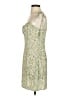 Unbranded 100% Polyester Floral Green Cocktail Dress Size 24 waist - photo 5
