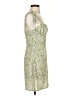 Unbranded 100% Polyester Floral Green Cocktail Dress Size 24 waist - photo 4