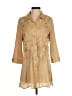 Chico's Tan 3/4 Sleeve Button-Down Shirt Size Sm (0) - photo 1
