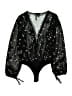 About Us 100% Polyester Black Bodysuit Size XS - photo 2