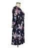 Boden Print Black Blue Casual Dress Size 6 - photo 4
